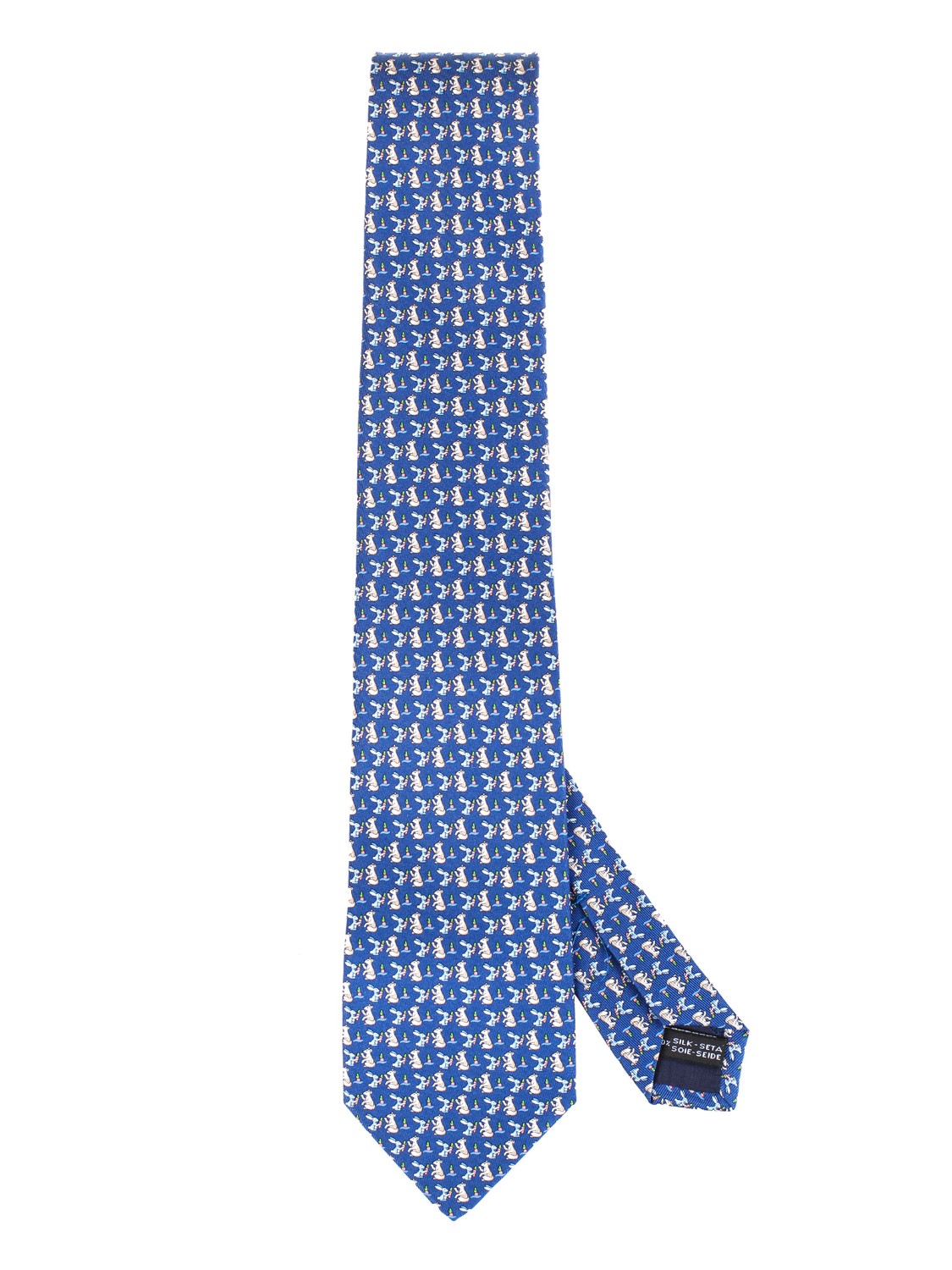 shop SALVATORE FERRAGAMO  Cravatta: Salvatore Ferragamo cravatta in seta con stampa conigli.
Composizione: 100% seta.
Made in Italy.. 357725 CR 4 FELICE-002 number 1181903